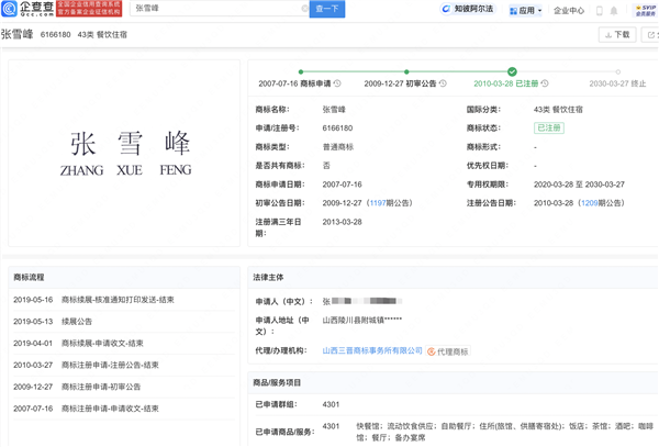 張雪峰怒斥不讓搶注商標(biāo)的壞人得逞 其商標(biāo)曾被多方搶注