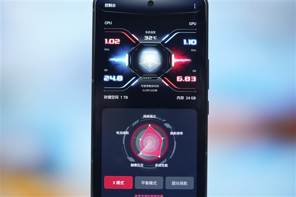 行業(yè)首發(fā)185Hz高刷新率！ROG游戲手機9 Pro圖賞