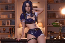 俄妹COS《LOL》女警凱特琳：大姐姐誰能不愛