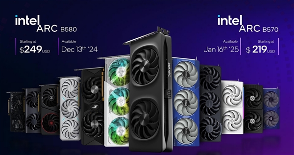 性能超越RTX 4060！英特爾推出第二代銳炫桌面級(jí)顯卡