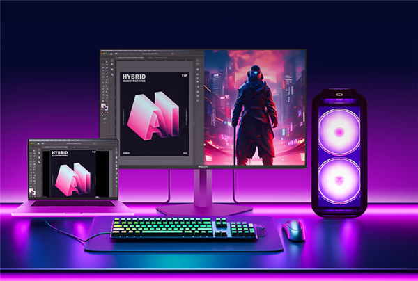 AOC新款32寸電競顯示器上市：4K 165Hz QD-OLED屏首發(fā)4999元