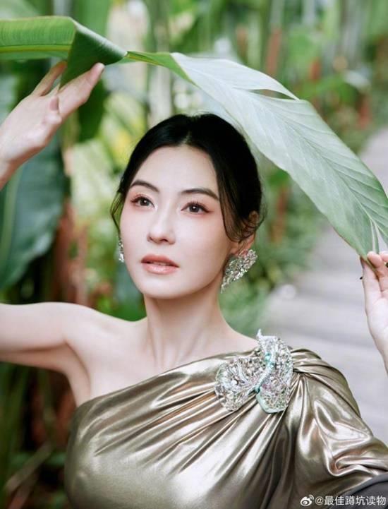 張柏芝最新寫(xiě)真火了：把博物館展品戴在身上