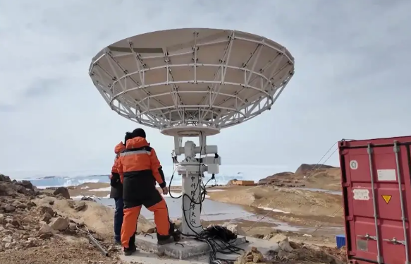南極中山站首次實現(xiàn)自主衛(wèi)星網(wǎng)絡(luò)通信：網(wǎng)速近百兆