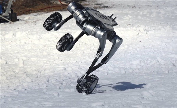 又一國產(chǎn)機器狗“云深處山貓”秀肌肉：騰空飛躍、金雞獨立！