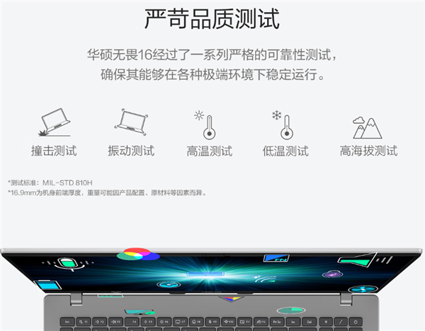 首發(fā)銳龍7 H 260！華碩無畏16銳龍版2025上架：國補價3999元