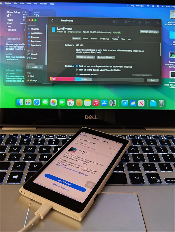 神操作！諾基亞流暢運行iOS：iPhone SE 3完美移植至Lumia 1020