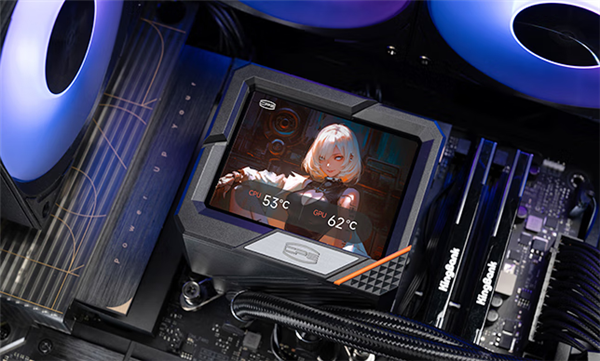 超頻三推出北境GT360一體式水冷：3.5寸屏幕+高轉(zhuǎn)速滾珠風扇