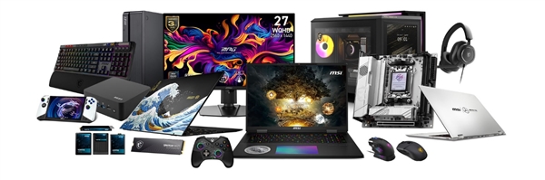 微星COMPUTEX 2025大秀肌肉！AI PC、QD-OLED顯示器全線新品火力全開