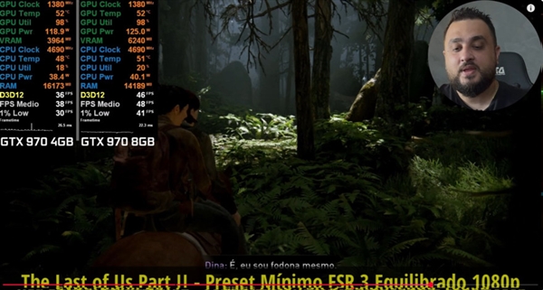 11年前的GTX 970升到8GB顯存游戲?qū)崪y(cè)：比原版快了40%！