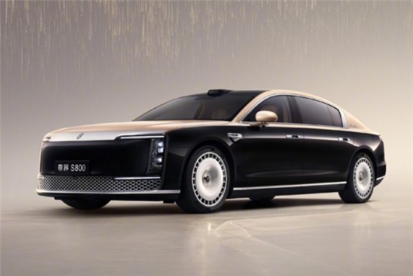 能與勞斯萊斯比高低！尊界S800純白實(shí)車曝光：本周上市