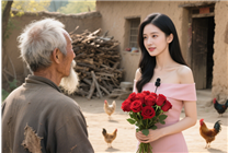 68歲孤寡老人將女主播公開視頻當(dāng)成私人告白 村口苦等國家發(fā)的老婆